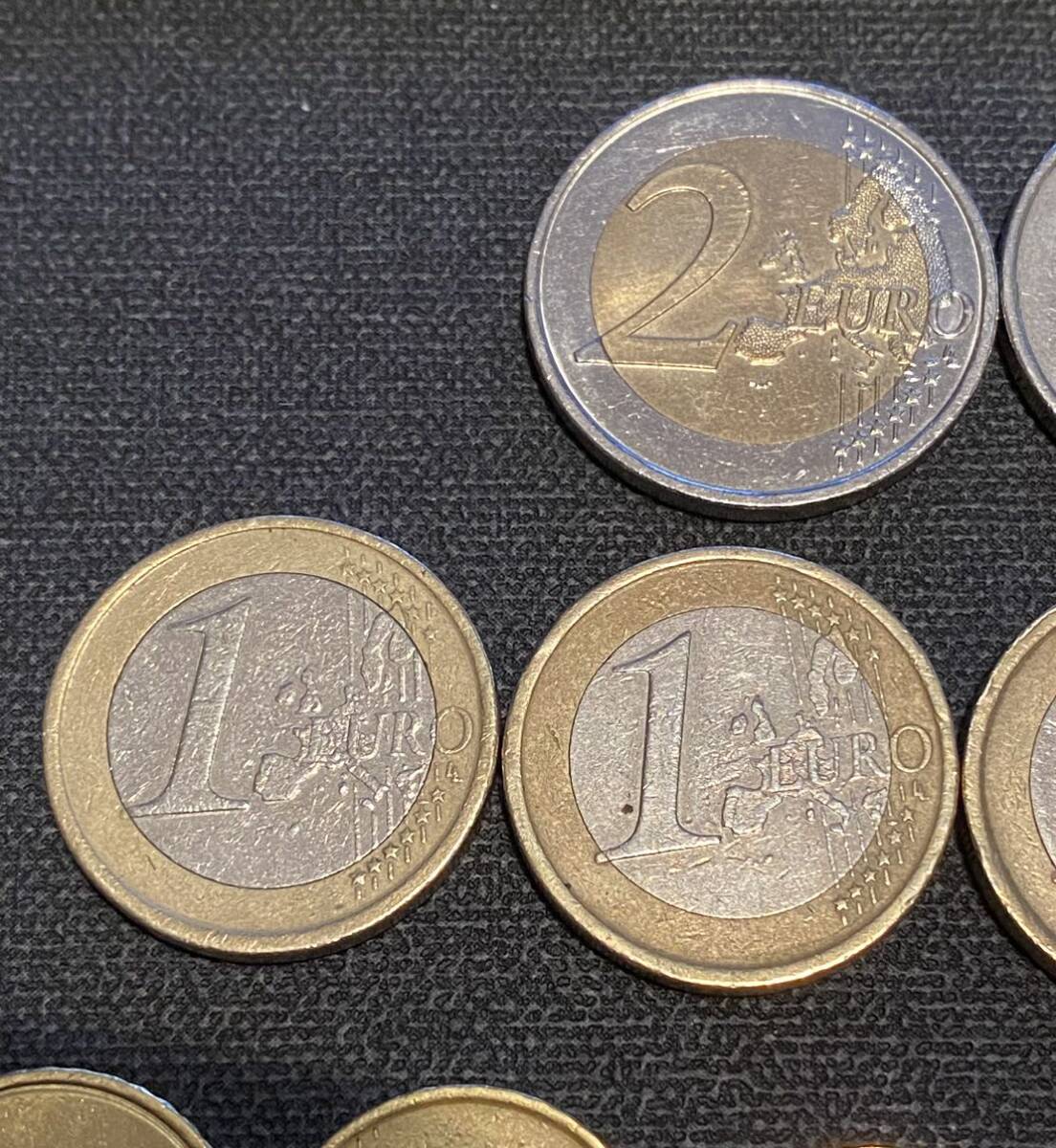 EUROコイン　2EURO 1ユーロ 20 10 5 2 EURO SENT サンチーム　フランス　スペイン　オーストリア　ドイツ_画像7