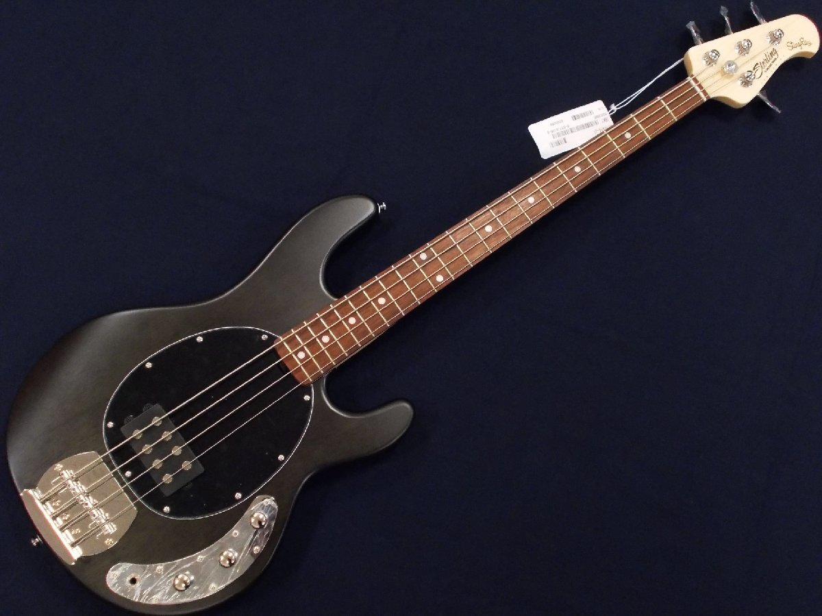  outlet special price Sterling by MUSIC MAN S.U.B. Stingray Ray4 Trans Black Satin Star rinse tin gray 