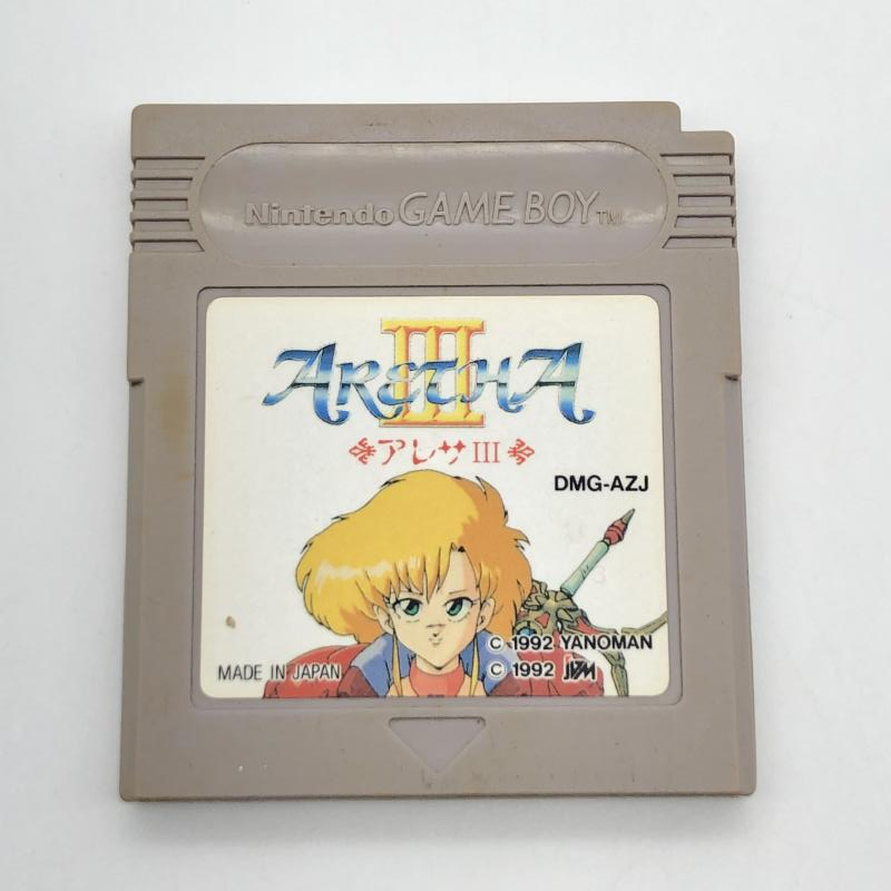 動作品 GB アレサ 3 ARETHA III ゲームボーイ GAMEBOY DMG-AZJ Nintendo 箱・説なしの画像1