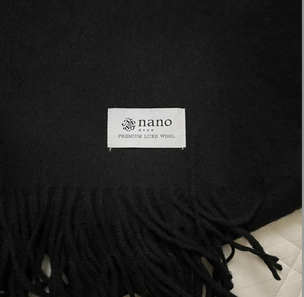 nano BASE PREMIUM LUXE WOOLマフラー/ストール　110_画像3