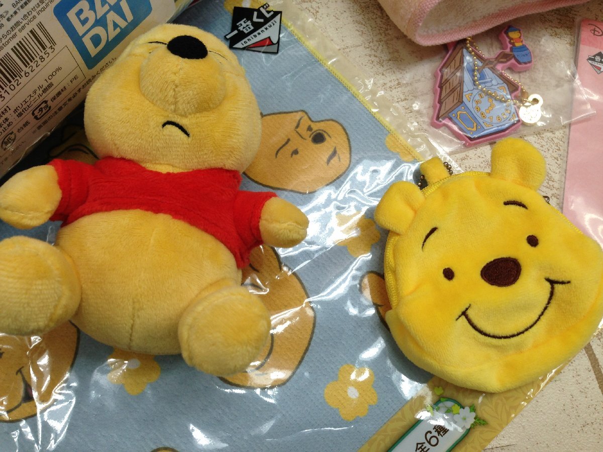 ◇ディズニー 《大量セット》《未開封品あり》くまのプーさん 10点 ぬいぐるみ ラグマット タオルほか 8P133 【大型】_画像2