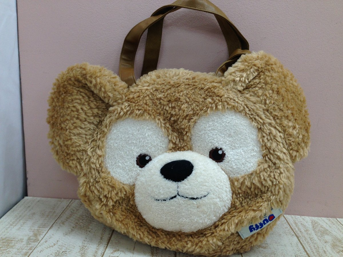 ◇ディズニー TDS ダッフィー フェイスバッグ ショルダーバッグ 8P119 【80】_画像1