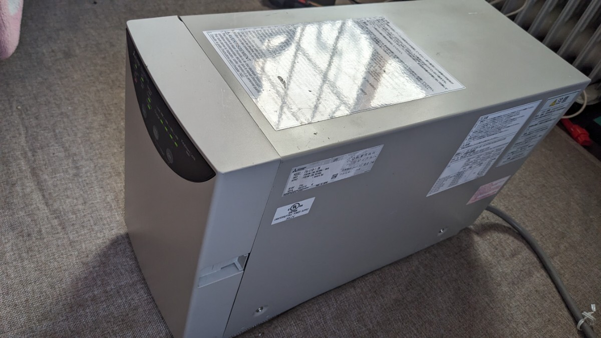 三菱電機 常時インバータ方式 FW-V10-1.0K UPS 無停電電源装置_画像4