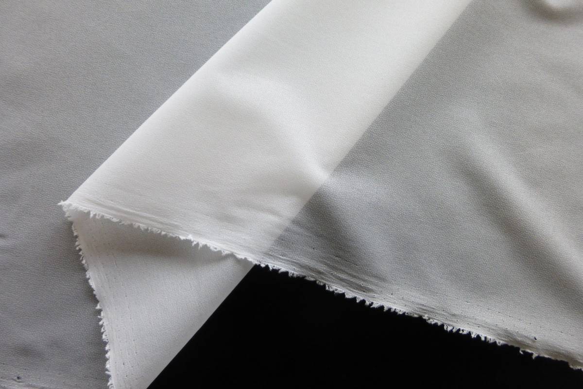  liquidation goods * thin *15d* knitted tie p bonding lining ( off white, width 122cm× length 50m volume )! crepe-de-chine craftsmanship etc.!