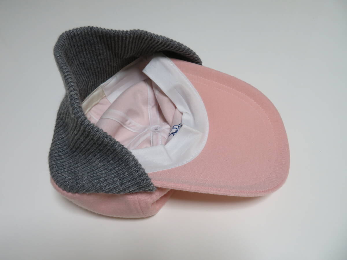 【送料無料】日本製 AXEL GOLF レーヨン35％ お洒落な薄ピンクグレー系色 メンズ レディース スポーツキャップ ハット 帽子 1個