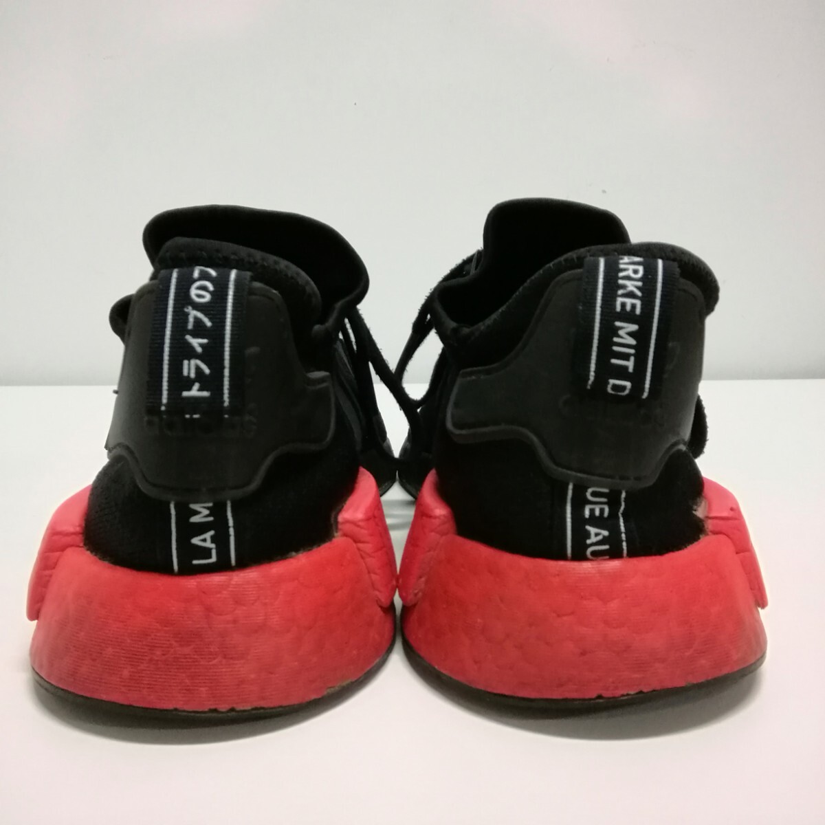 adidas アディダス スニーカー シューズ 靴 27.5cm EE5107 NMD R1 オリジナルス ブラック_画像4