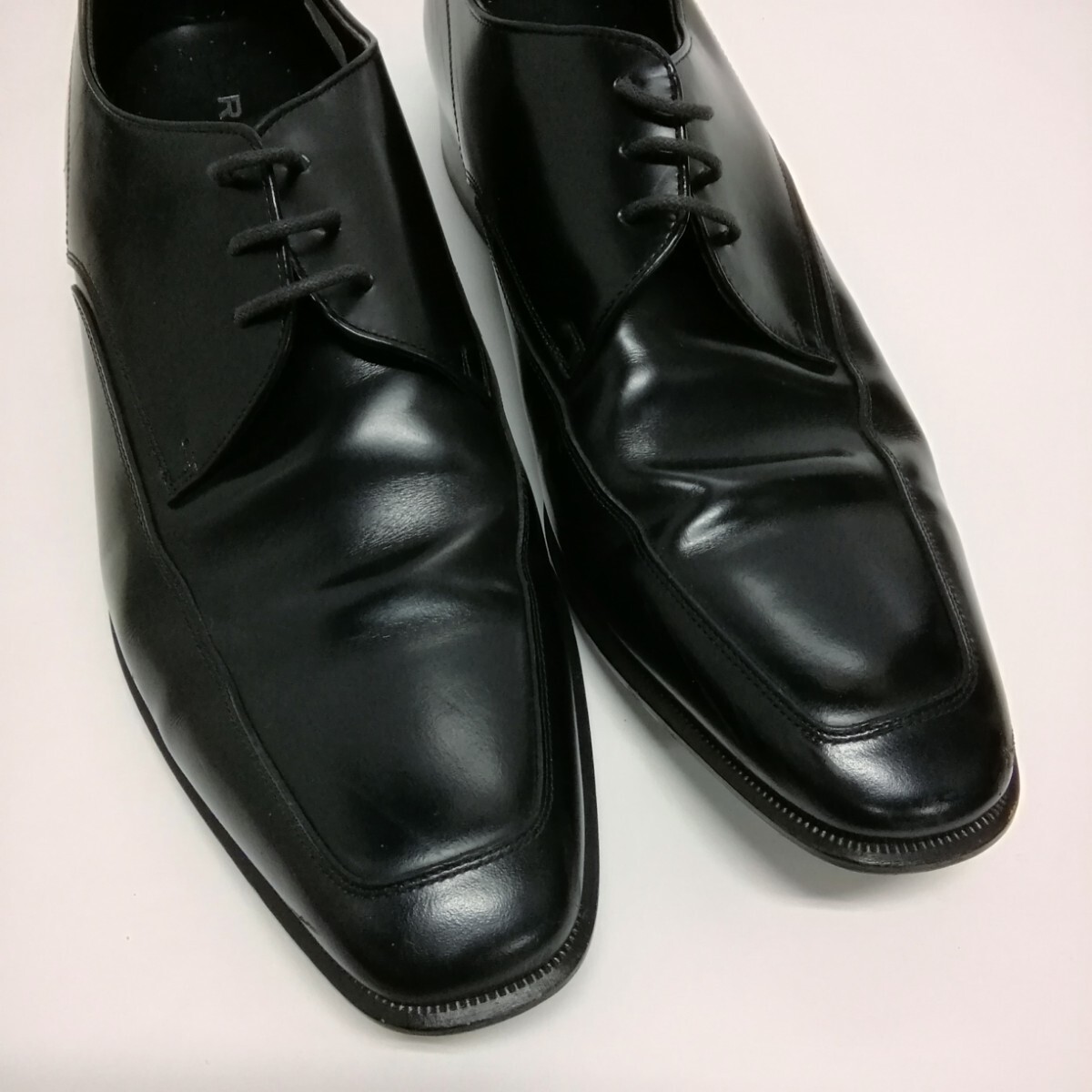 REGAL リーガル ビジネスシューズ 革靴 Uチップ 727R 25cm ブラック 日本製の画像10