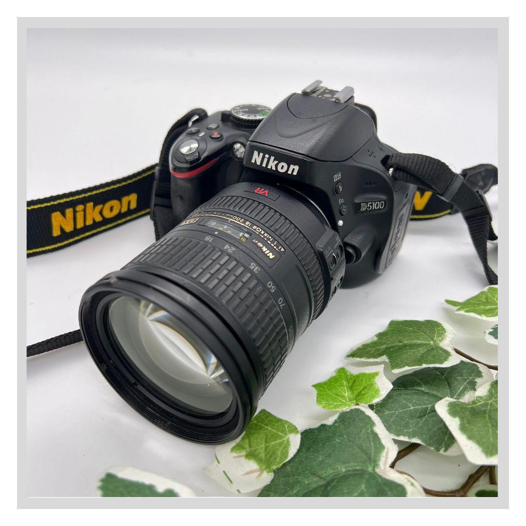 Nikon ニコン D5100 カメラ　レンズ ブラック_画像1