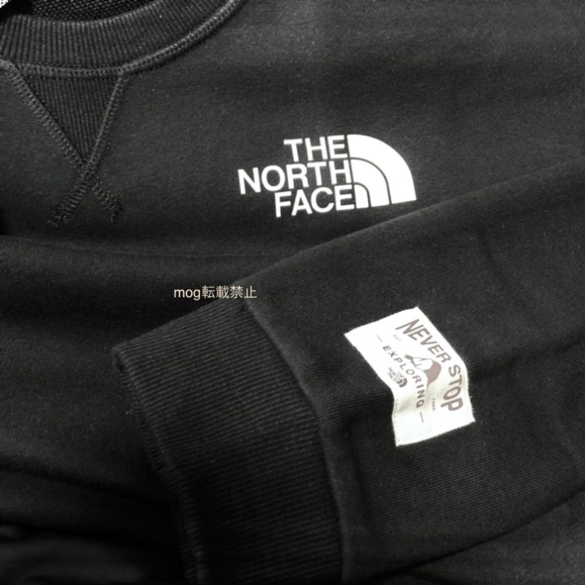 THE NORTH  FACE 新品タグ付【170cm  ブラック】トレーナー　クルーネックスウェット　ノースフェイス
