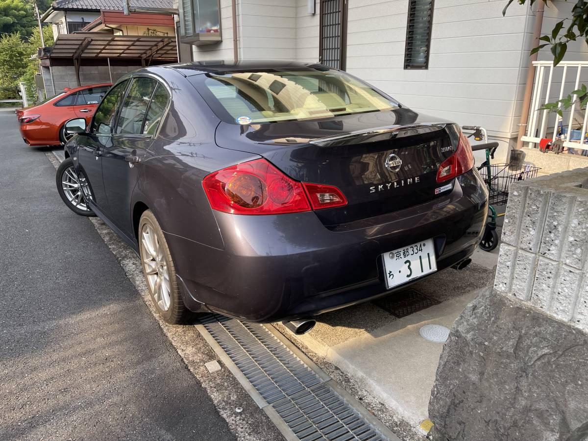 スカイライン 350GT タイプS -DBA-PV36- VQ35 平成１９年（２００７年）３月 登録車 ボディーカラー ブルー ハーフレザーシートの画像7