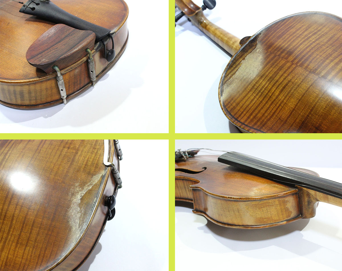 バイオリン SUZUKI VIOLIN NAGOYA 特No2 1959年 4/4 ケース/弓付 中古現状品 ya1055の画像9