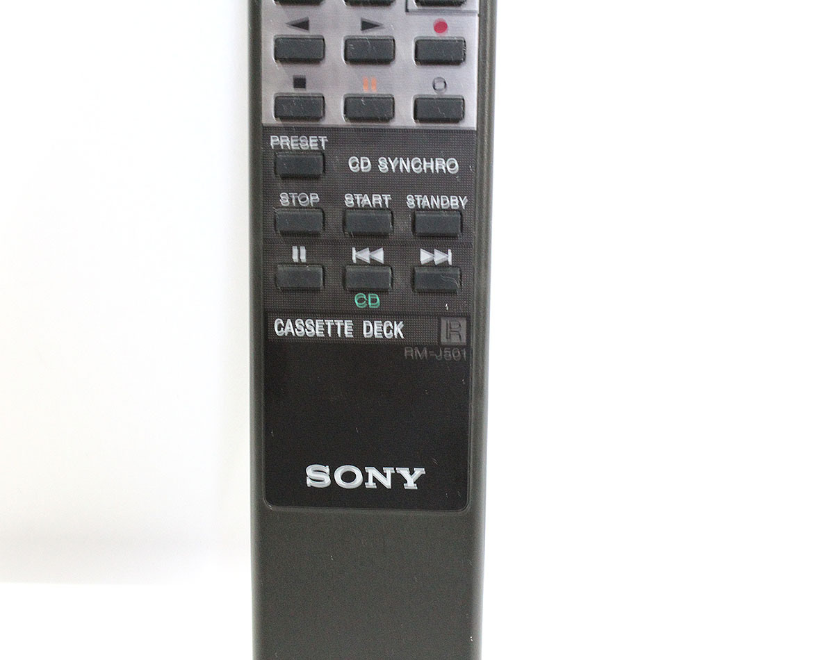 SONY ソニー RM-J501 オーディオ カセットデッキ用 リモコン 中古 ya1085_画像3