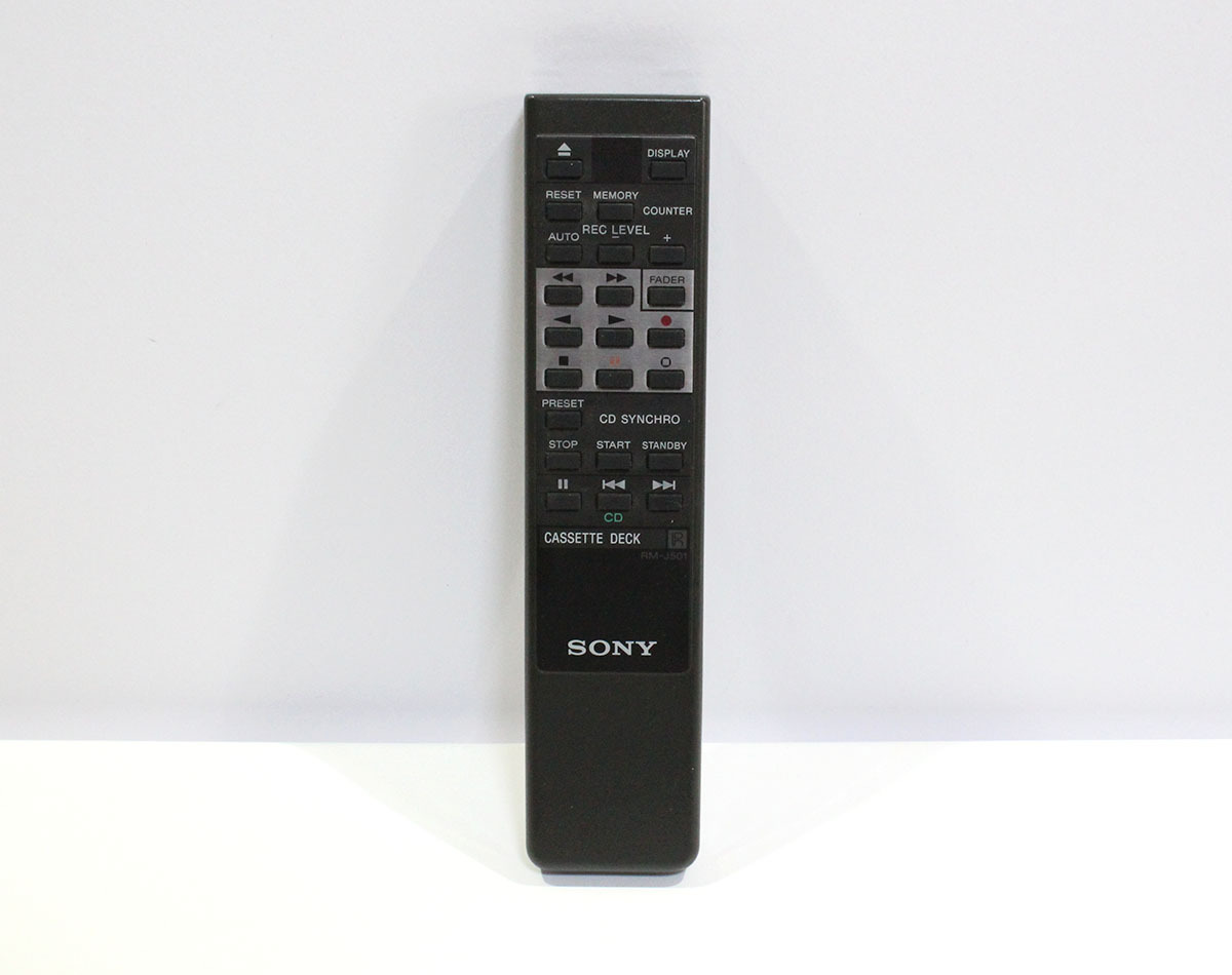 SONY ソニー RM-J501 オーディオ カセットデッキ用 リモコン 中古 ya1085_画像1