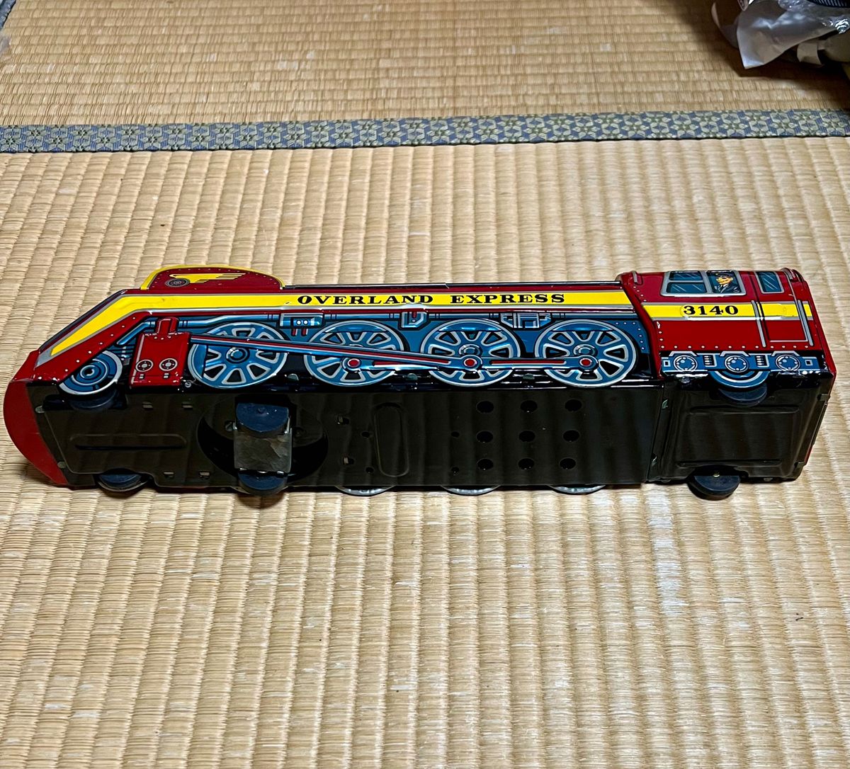 ブリキの機関車　OVERLAND EXPRESS ジャンク 昭和レトロ 蒸気機関車