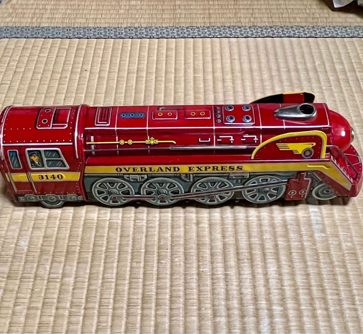 ブリキの機関車　OVERLAND EXPRESS ジャンク 昭和レトロ 蒸気機関車