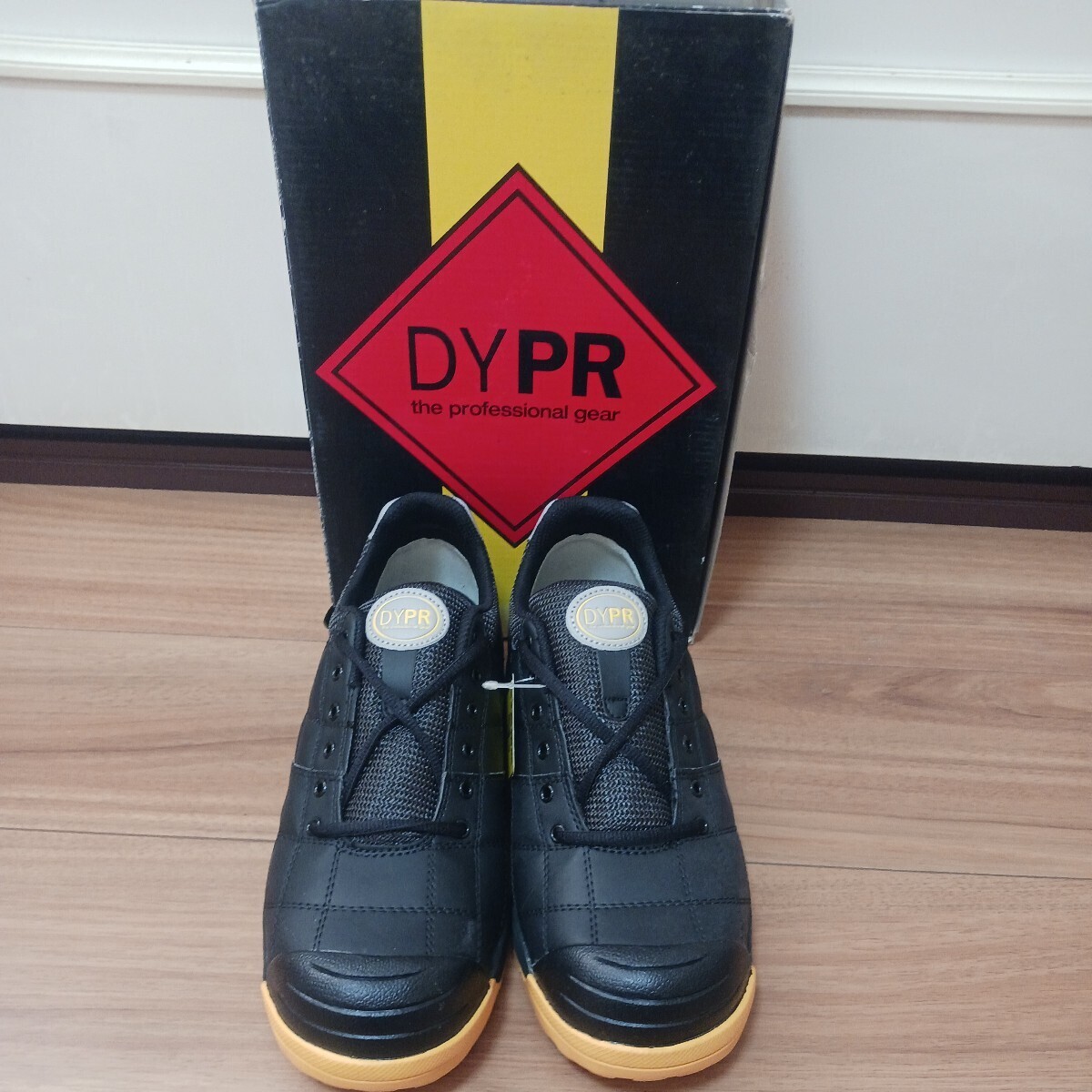 安全靴 セーフティシューズ ドンケル ダイナスティ プロ ひも ブラック 25.5cm DYPR-22 メカニックシューズ 黒 の画像2