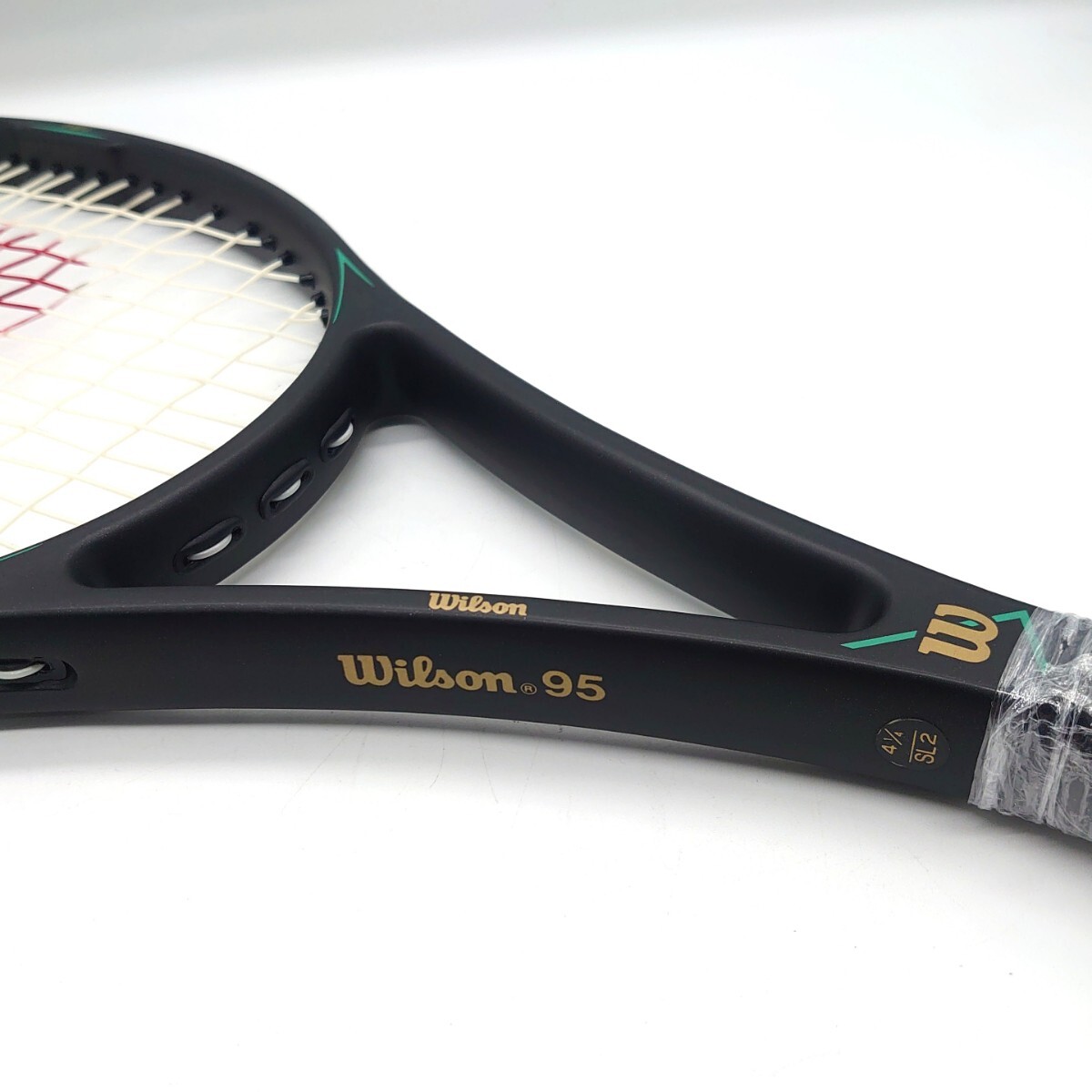Wilson 95 HIGH BEAM SERIES ALPHA HB PWS ウィルソン ハイビームシリーズ 硬式テニス用ラケット ブラック 当時物 ヴィンテージ tp-24x207_画像5