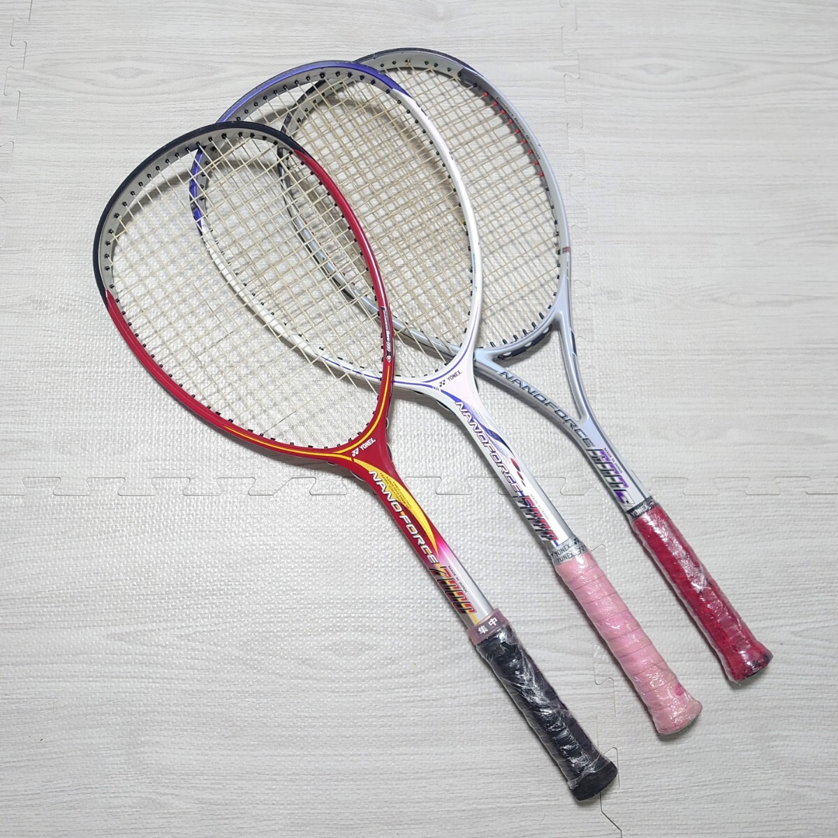 YONEX NANO FORCE 5000 7000 600S ヨネックス ナノフォース ソフトテニス ソフテニ 軟式 ラケット 公式 スポーツ 日本製 セット tp-24x213_画像1