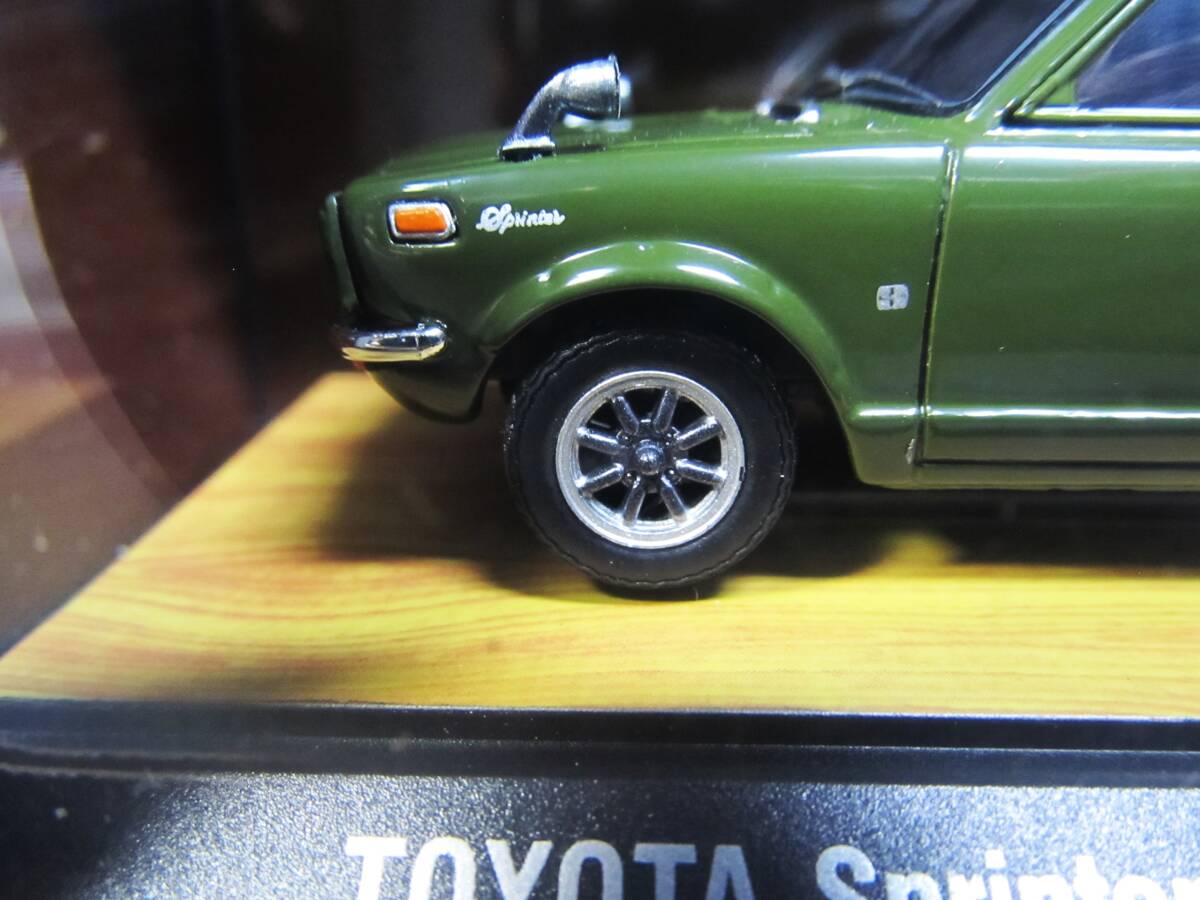 tosa 1/43 トヨタ TE27 トレノ RSワタナベ ホイール ミニカー/TOYOTA SPRINTER TRUENO TE27 RS WATANABE 3000限定品 エブロ 2TG SOLEX 1973_画像4