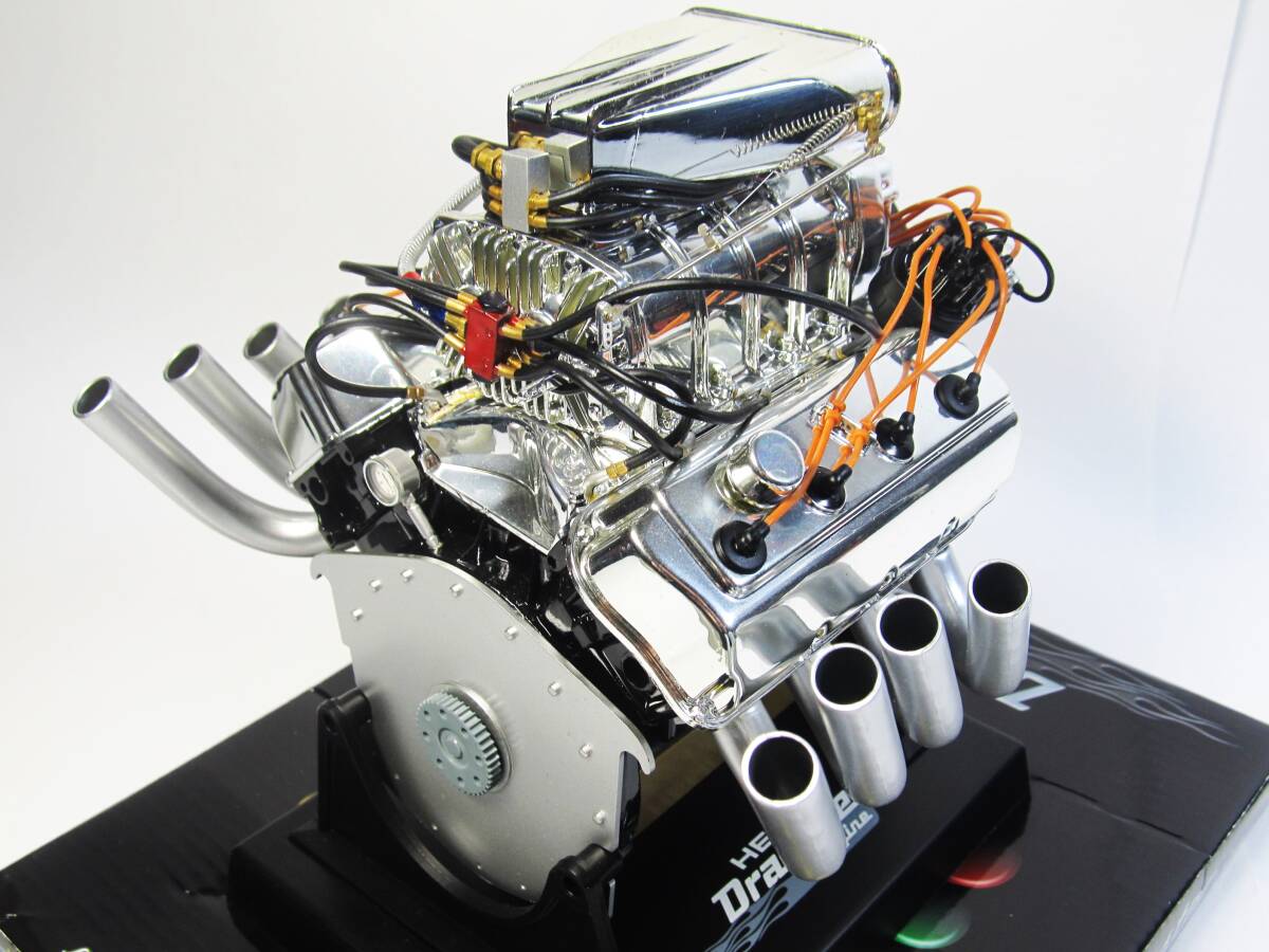 1/6 ヘミ HEMI ドラッグスター エンジン 模型 リバティー クラッシクス/Top Fuel Dragster Engine Liberty Classics 426 ダッジ Dodgeの画像5