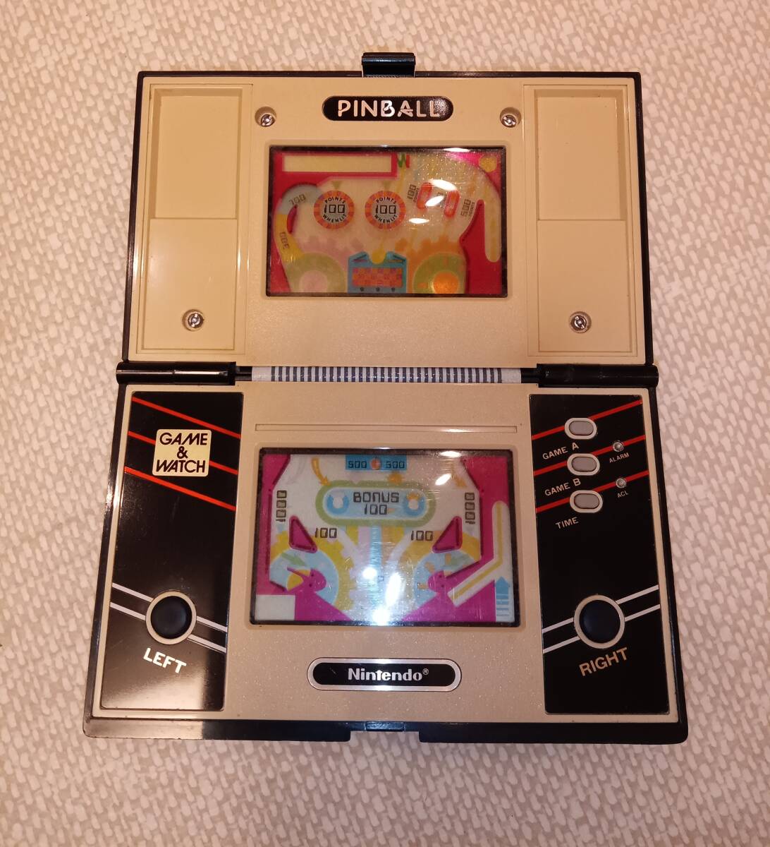 NINTENDO nintendo GAME&WATCH game & watch PINBALL pin ball PB-59 Showa Retro antique secondhand goods long-term keeping goods operation not yet verification 