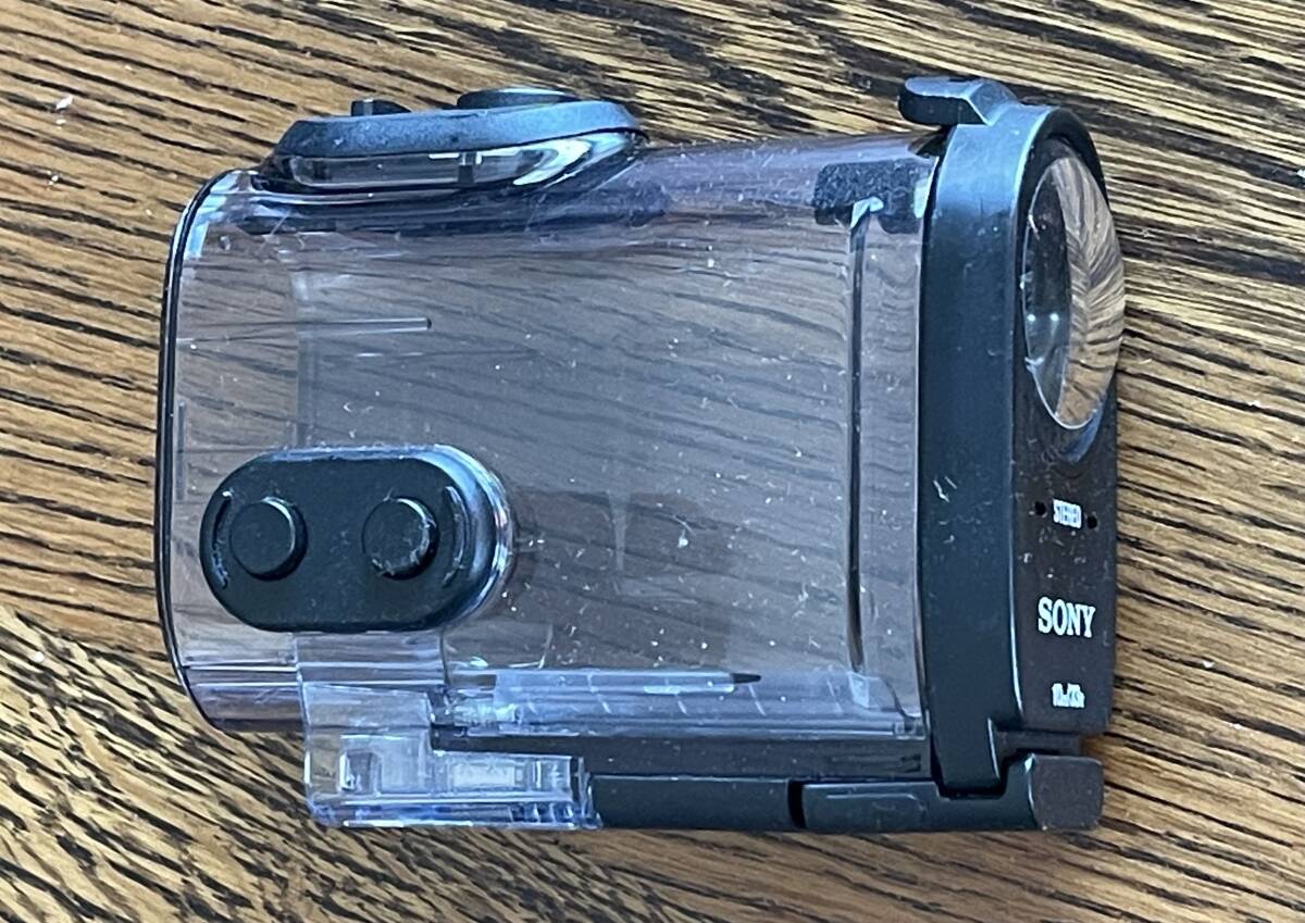 SONY ソニー Splashproof Exmor R デジタル4Kビデオカメラレコーダー アクションカム FDR-X1000V ウォタープルーフケース(SPK-X1)中古の画像5