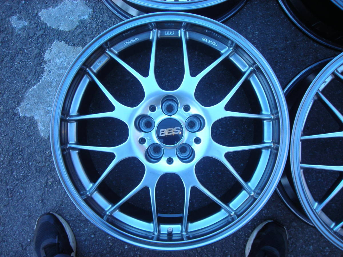 鍛造 軽量 BBS RG-R RG736 FORGED 18インチ 8.5J OFF+35 PCD100 5H ハブ径 PFS仕様 57φハブリング付 M14 4本SET ゴルフⅣ ビートル 86 BRZ_画像5