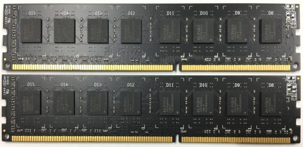 【8GB×2枚セット】AVEXIR DDR3-1600C11(PC3-12800) 2R×8 計16GB 中古メモリー デスクトップ用 DDR3 即決 動作保証【送料無料】_画像2