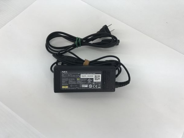 【10個セット】NEC 19V 3.42A 純正 ノートPC用ACアダプター 外径5.5ミリ 内径2.5ミリ L型黒ピン ADP91 ADP-65JH E等 動作保証【中古品】_画像2