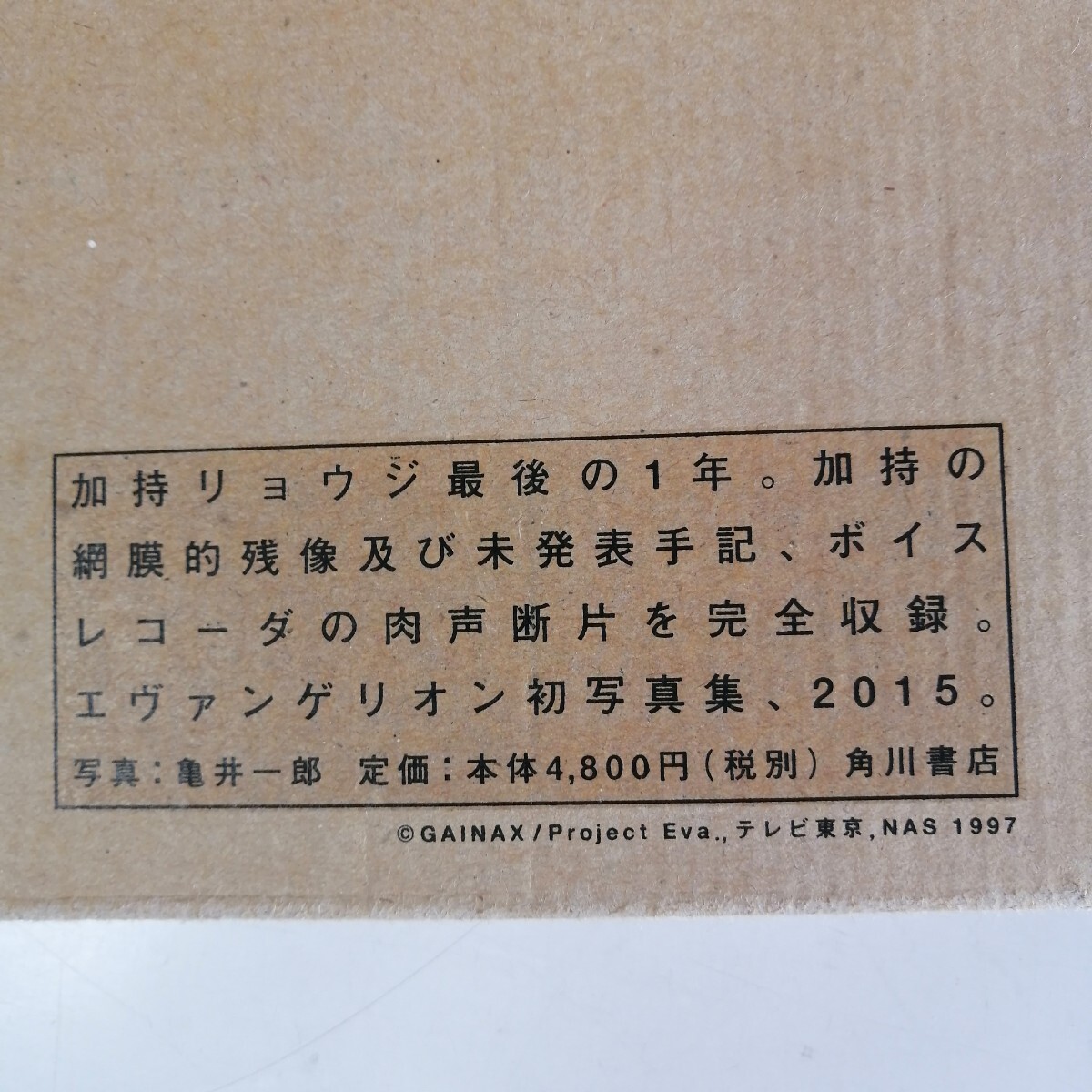 【2015The last year of Ryohji Kaji】 ◇エヴァンゲリオン写真集 　2015 加持リョウジ最後の一年 【送料無料 匿名配送】_画像3