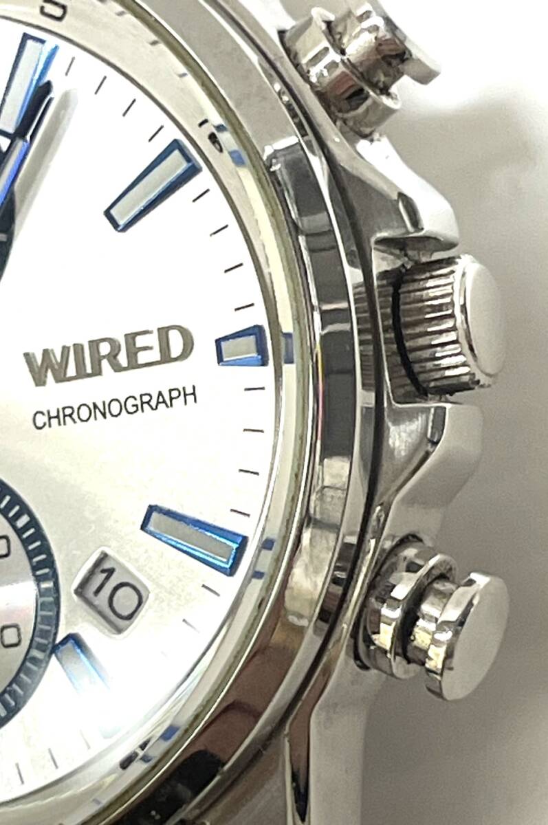 【0384-A】☆★SEIKO WIRED　クロノグラフ　腕時計(不動)☆★現状品_画像8