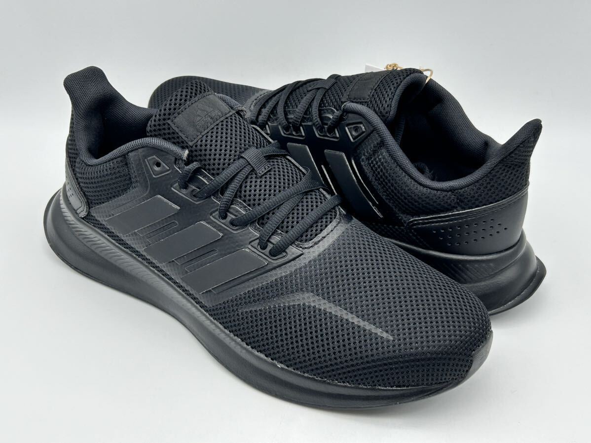 新品・27.5cm・adidas・FALCONRAN M アディダス ファルコンラン M ブラック_画像1