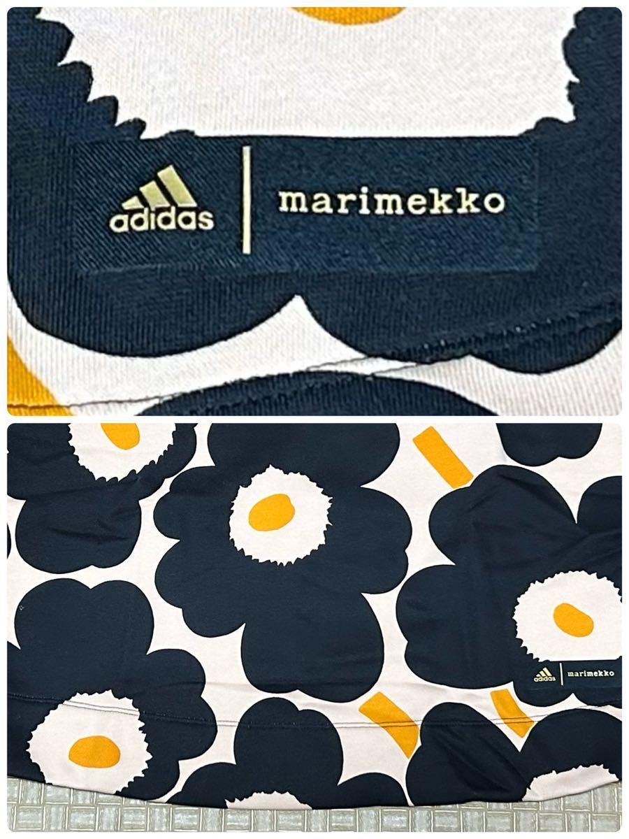 adidas×MARIMEKKO・アディダス×マリメッコ スウェット ワンピース 裏起毛・M サイズ・新品_画像7