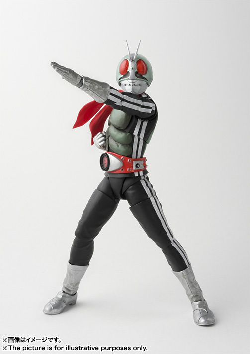 S.H.Figuarts (真骨彫製法） 仮面ライダー新1号 初版＋新サイクロン号セット　バンダイ