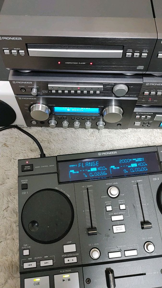 レア物 PIONEER DJリミックスコンポ RMX99+リモコン+カセット レア物 PIONEER DJリミックスコンポ RMX99+リモコン+カセット
