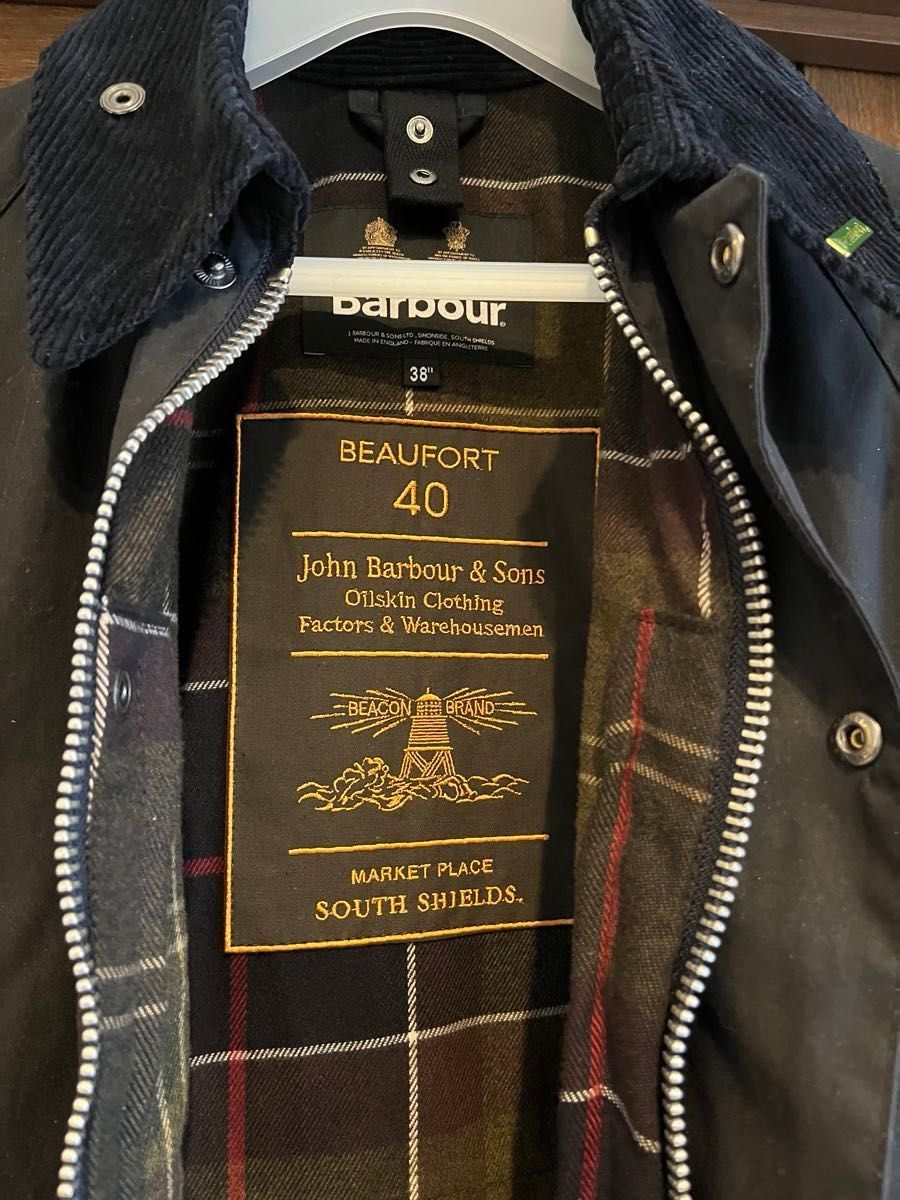 Barbour バブアーbeaufort ビューフォート　40周年限定モデル　ファーライナー付き