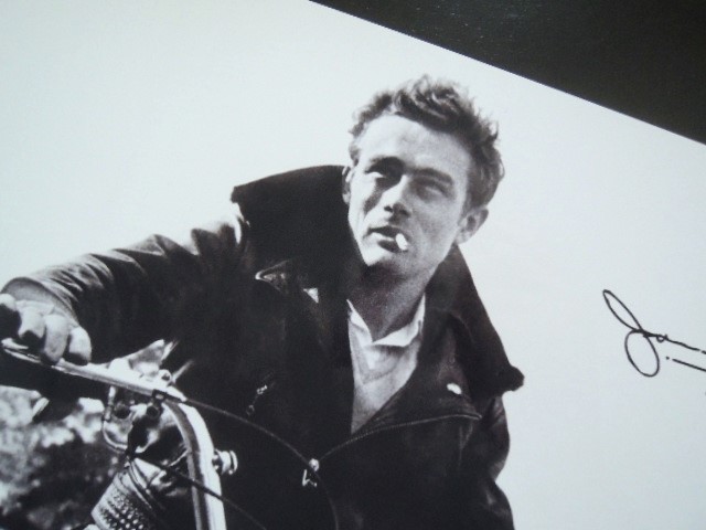 A4 額付き ポスター ジェームズディーン James Dean バイク A4 額付き ポスター ジェームズディーン James Dean バイク