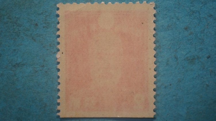 第１次昭和切手　乃木大将　２銭　ペーン切り離し　未使用LH良品　２　_画像2