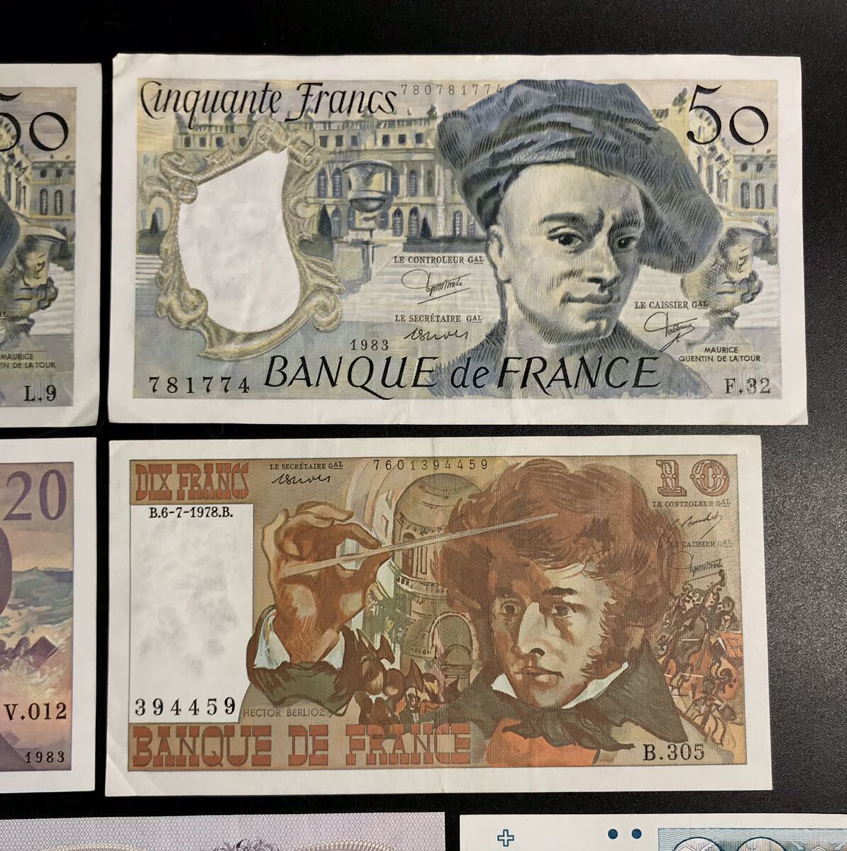外国　旧紙幣　フランス　オーストリア　スイス　ほか　9枚まとめ　3-5_画像4