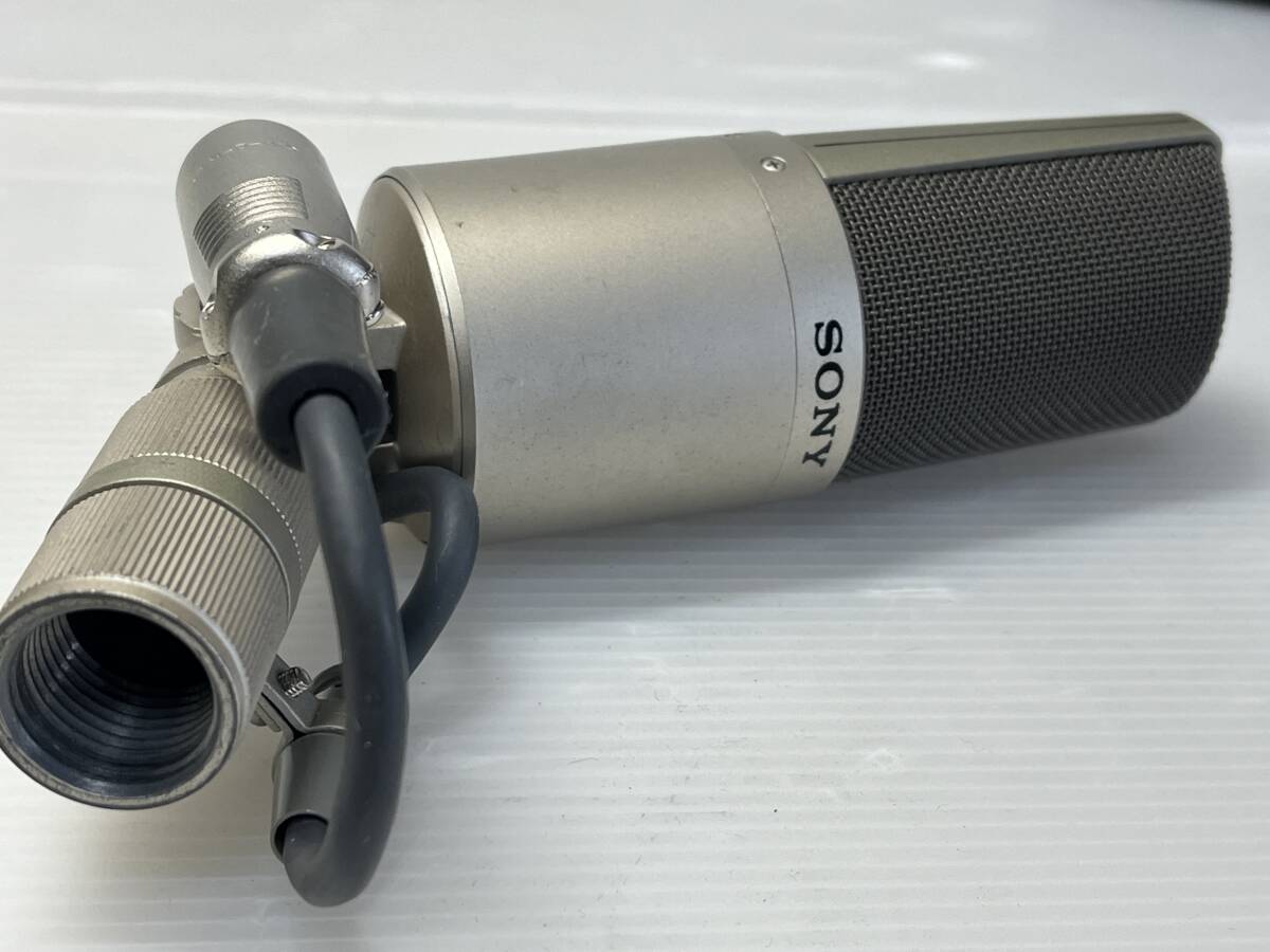 SONY/ Sony ELECTRET condenser microphone ECM-56A sound out not yet verification case attaching 