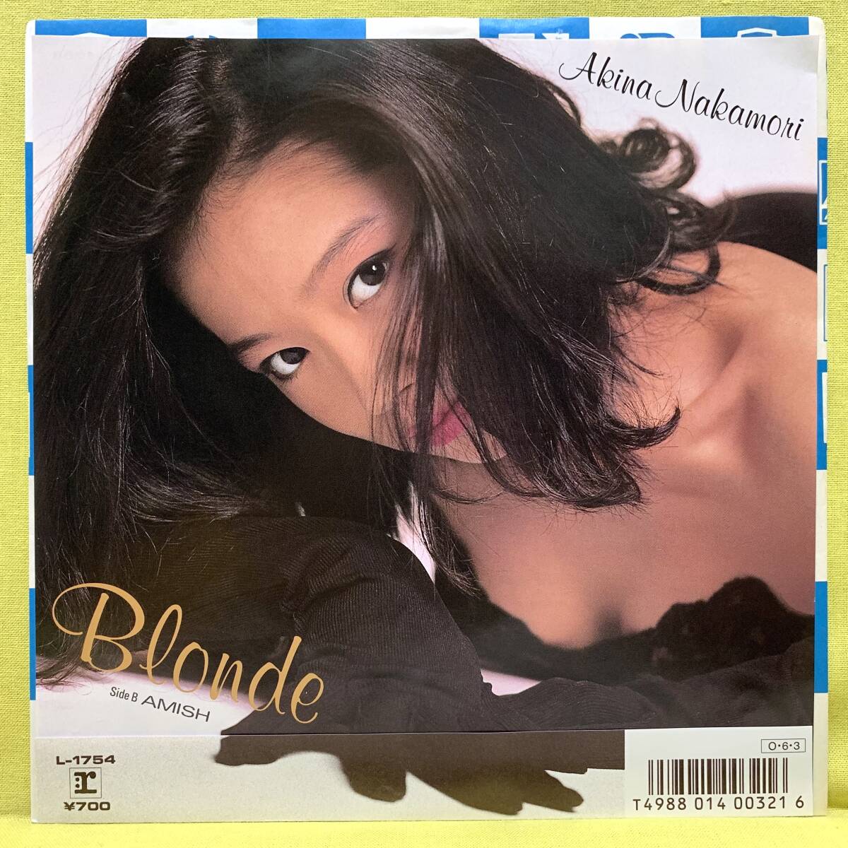 ■中森明菜■BLONDE/清教徒(アーミッシュ)■久保田利伸■'87■即決■EPレコード_画像1