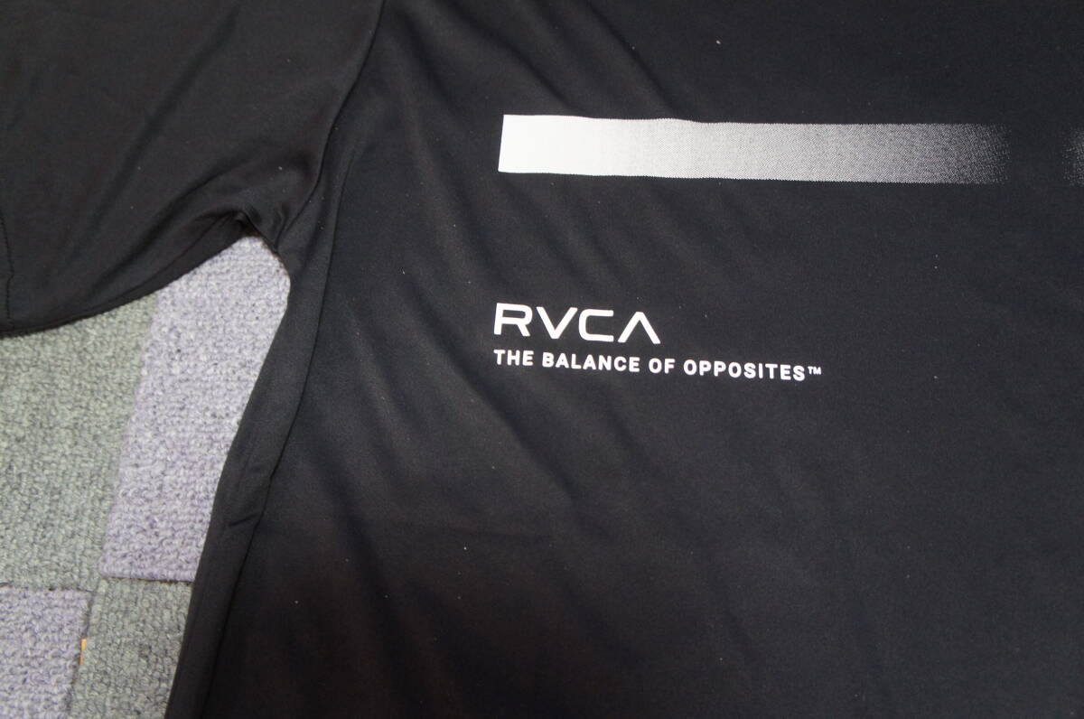 送込 新品 RVCA ルーカ スポーツ PIX BAR SST 半袖Tシャツ 完売 スケボー サーフ 黒 _画像4