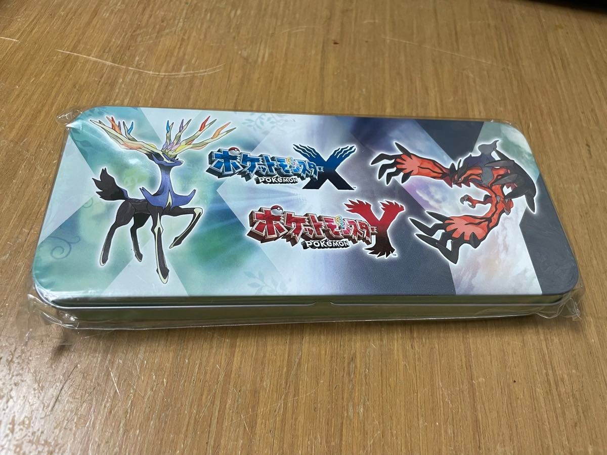 ポケモン缶ペンケース　ポケモンＸＹ　ゼルネアス　イベルタル