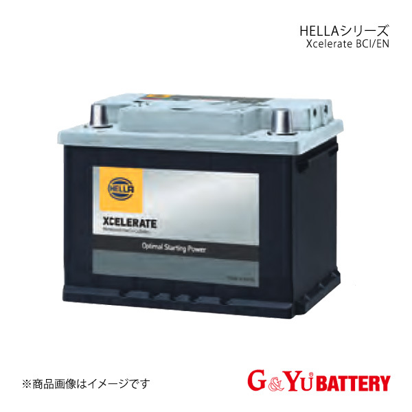 G&Yu BATTERY/G&Yuバッテリー HELLA BMW X5 E70 ABA-GY44 品番:57420