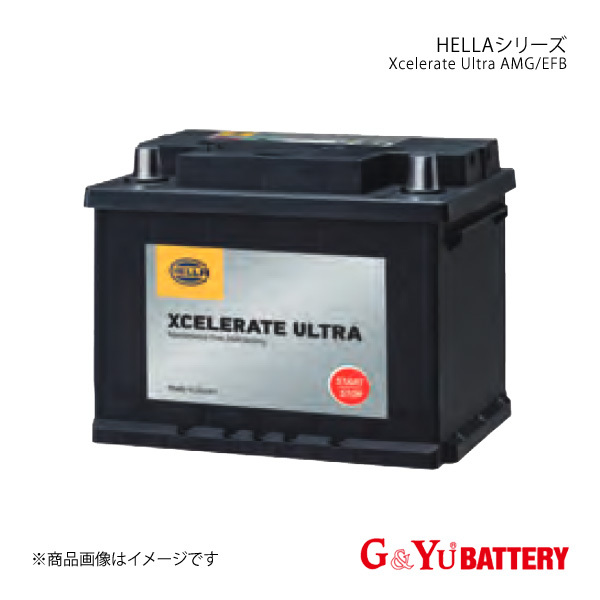 G&Yu BATTERY/G&Yuバッテリー HELLA AGM JAGUAR XK 8 コンバーチブル 4.0 32V E-JFDA 品番:AGM L5_画像1
