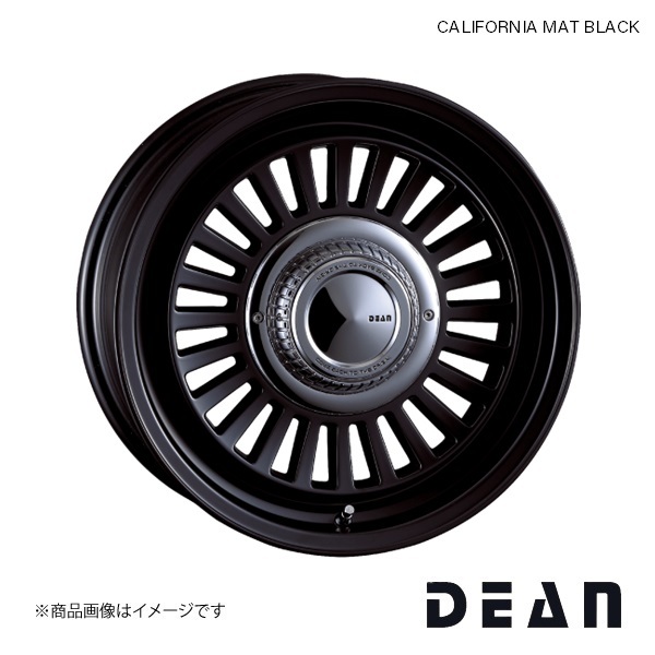 ディーン カリフォルニア 16インチ 6穴 6H 139.7 6.5J -5 60 ランクル 70 ランクル ナロー ホイール 4本 マットブラック CALIFORNIA DEAN_画像1