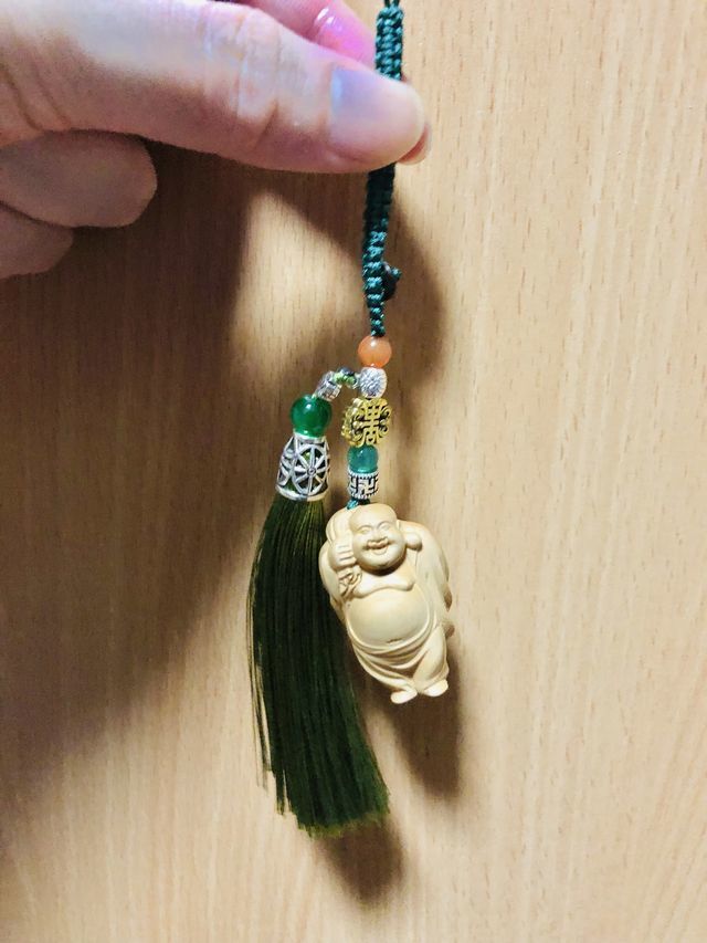 [. plant carving netsuke ] * cloth sack sama * natural / natural tree made / handmade / hand made / skill sculpture / key holder / strap / present / better fortune feng shui . except .