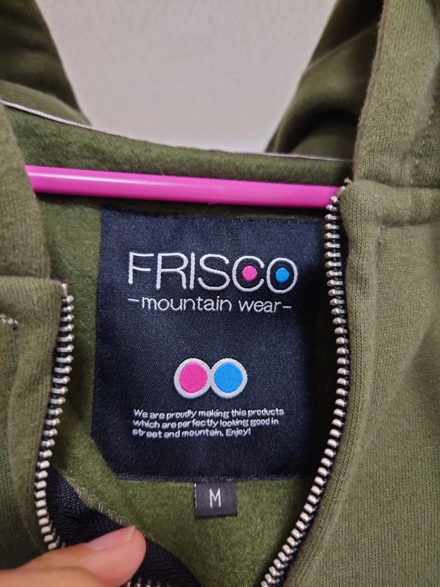 【お纏め購入・クーポン使用のカテゴリー変更可能】FRISCO フリスコ 長袖パーカー 裏起毛 Mサイズ