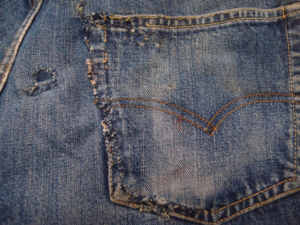 ◆古着卸USA■LEVI's 501☆Sタイプ☆Big E★★★　リーバイス　ビッグE　足長R　オリジナル ビンテージ　　アメリカ直輸入　ヒゲ_画像7