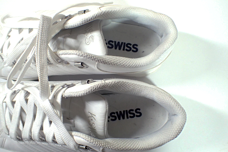 ★K-SWISS ケースイス　テニスシューズ　ホワイト　白　プレーン　26.5cm★_画像6